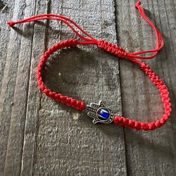 Hamsa Hand Red String Bracelet 