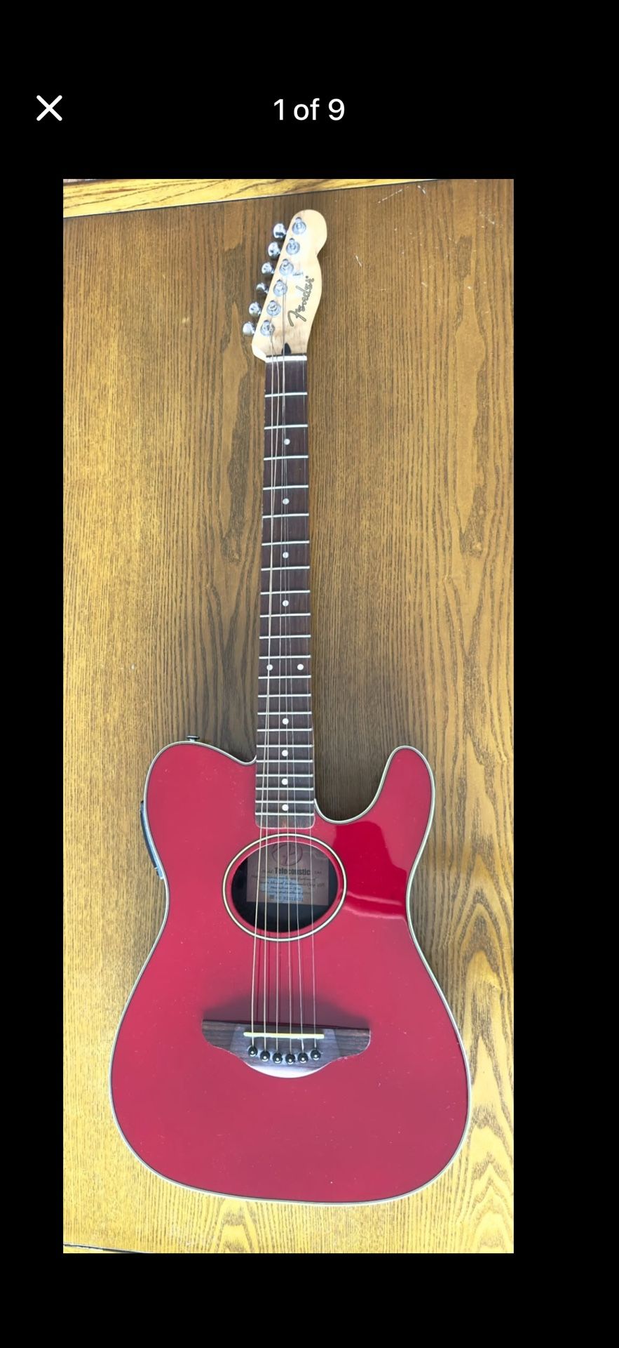 FENDER TELECOUSTIC electric guitar