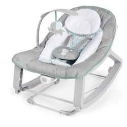Ingenuity Keep Cozy 3-in-1 Grow with Me Vibrating Baby Bouncer, Seat & Infant to Toddler Rocker, Vibrations & -Toy Bar,