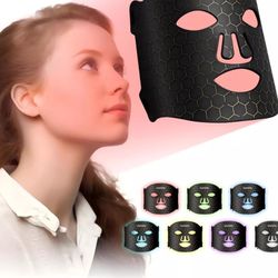 Red Light Therapy Mask for Face, Blue Red Light Therapy Mask for Face7 Colors.  