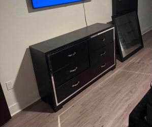 Black dresser