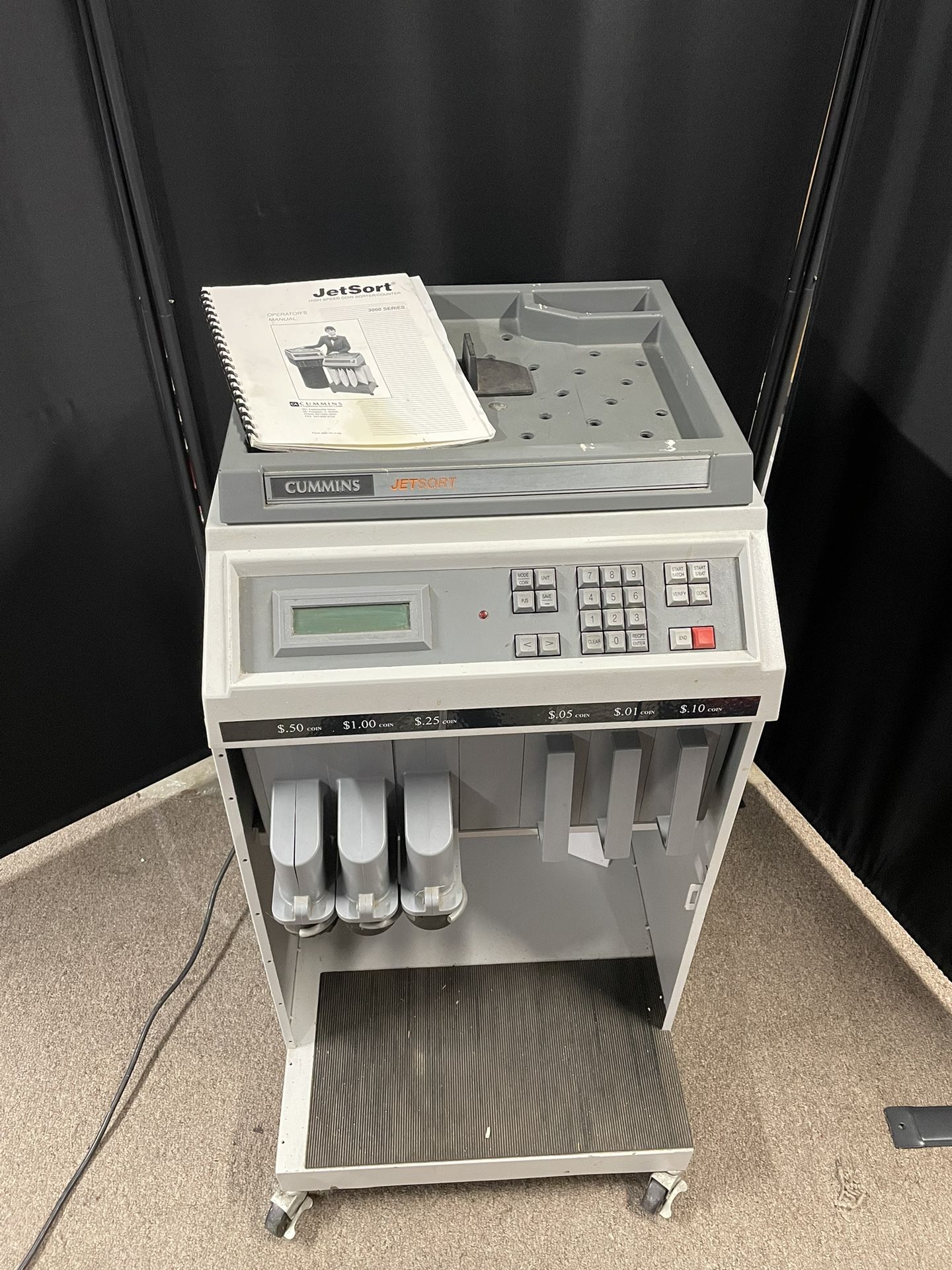 Jet Sort 3000 Commercial Coin Counting Machine