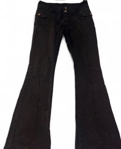 John Galt black flared pants