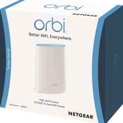 NETGEAR Orbi Router Whole Home Mesh WiFi System - Tri-band WiFi Router. Up to 2,500sqft of WiFi Coverage, AC3000 (RBR50) 