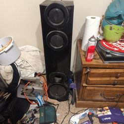2 Home Sound System Speakers