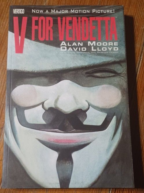 V For Vendetta 30th Anniversary Paperback Comic Book Video Game