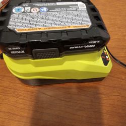 Ryobi Battery And Battery Charger 