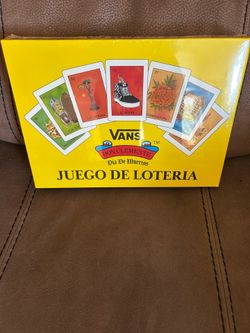 Vans dia de muertos juego de loteria