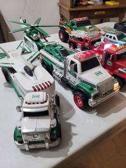 Lot of 6 Hess Toy Truck Collection Lot