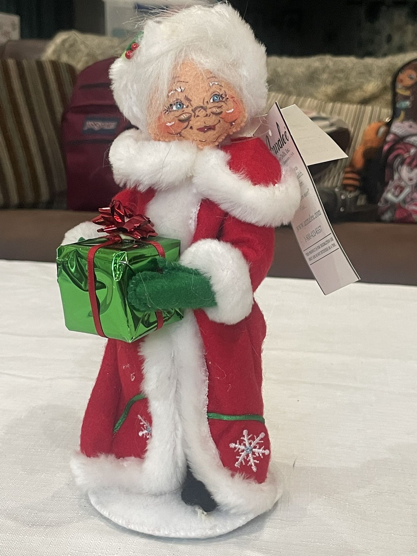 Annalee Christmas “Snowflake Mrs.” Doll. 9” Tall