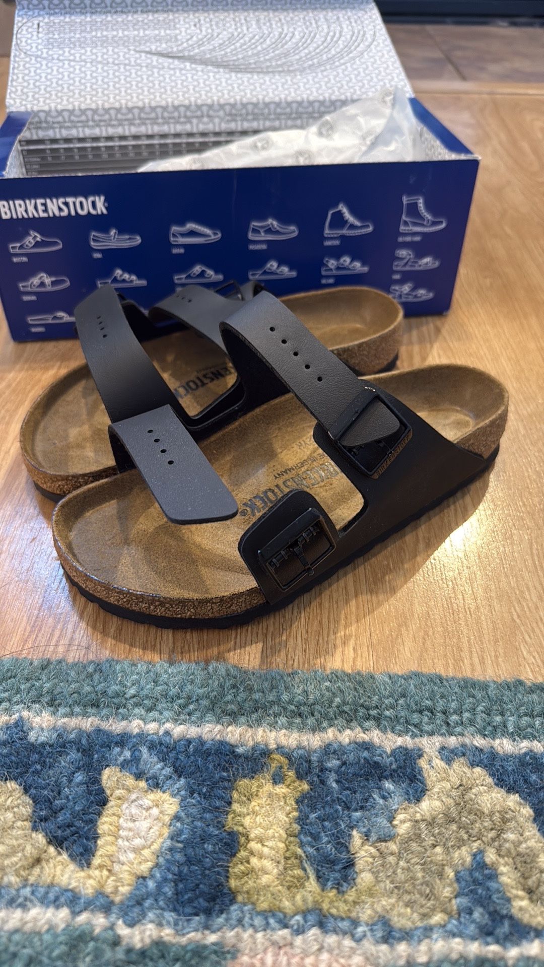 Birkenstock Arizona BS Black Sandals | Size 36 (US 5 Women) | New in Box