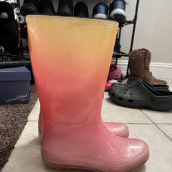 Girls Rain boots Size 1 