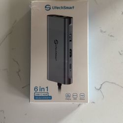 USB-C Hub - 6 In 1 NEW IN BOX 
