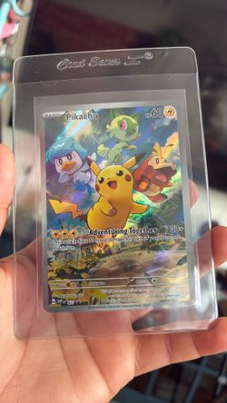 Pikachu SVP 027 Promo Pokémon Card – Starter Pokémon Artwork