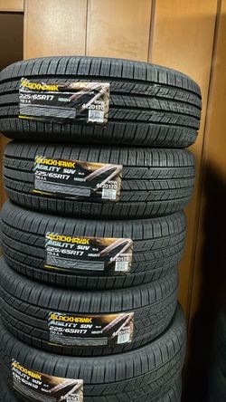 Blackhawk Agility SUV 225/65R17 Tires – Set of 4 nuevas y garantizadas