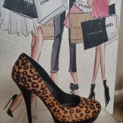 Leopard Heels 9 