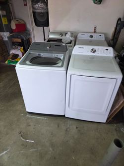 Samsung Washer And Electric Dryer Large Capacity