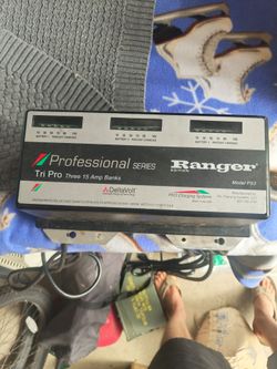 Ranger three bank charger 15 amp.