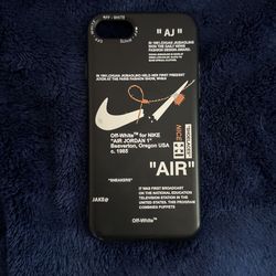 Off White Black iPhone Case