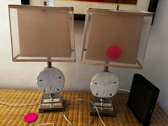 Matching side table lamps