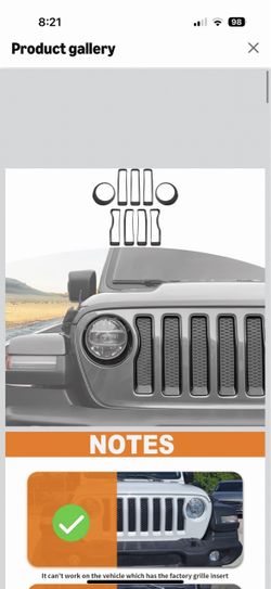 RT-TCZ for Wrangler JL Mesh Front Grille Grill Insert Headlight Light Cover Trim for Jeep Wrangler JL JLU 2018-2022 Carbon Fiber Exterior Accessories 