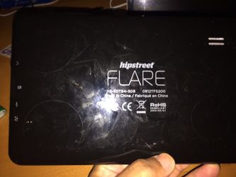 Two used flare tablets