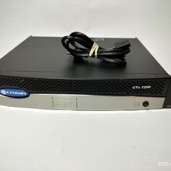 Crown Audio CTs-1200 Two-Channel Power Amplifier 2U Rackmount Amp. Tested