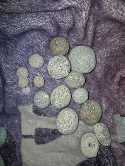 Artifact Collection Of Indian Playing Stone Balls