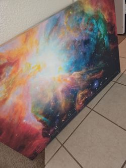 Galaxy Nebula Canvas Wall Art