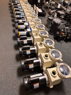 Pool pumps rebuilt certified dealer