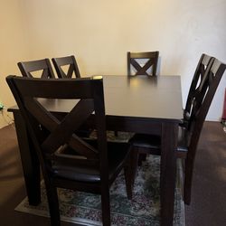 Dinning Table Set with 6 Chairs