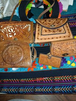 VINTAGE mexican handbags and wallet