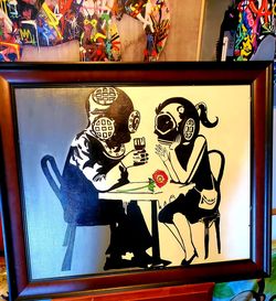 Hand painted acrylic on wood