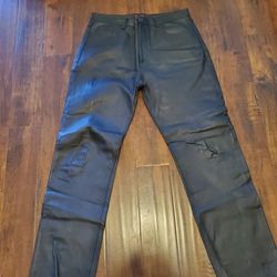 Mens Leather Pants Size 38