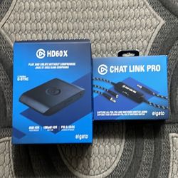Elgato HD60X Capture Card And Chat link 