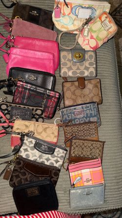 Coach wristlets