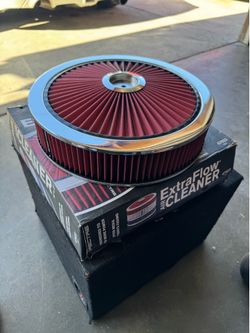 Spectre extra flow air cleaner with top and base plate