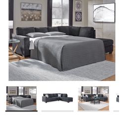 Ashley 2-Piece Sectional Sofa with ottoman
