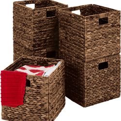 Best Choice Products 13x13in Cube Storage Baskets