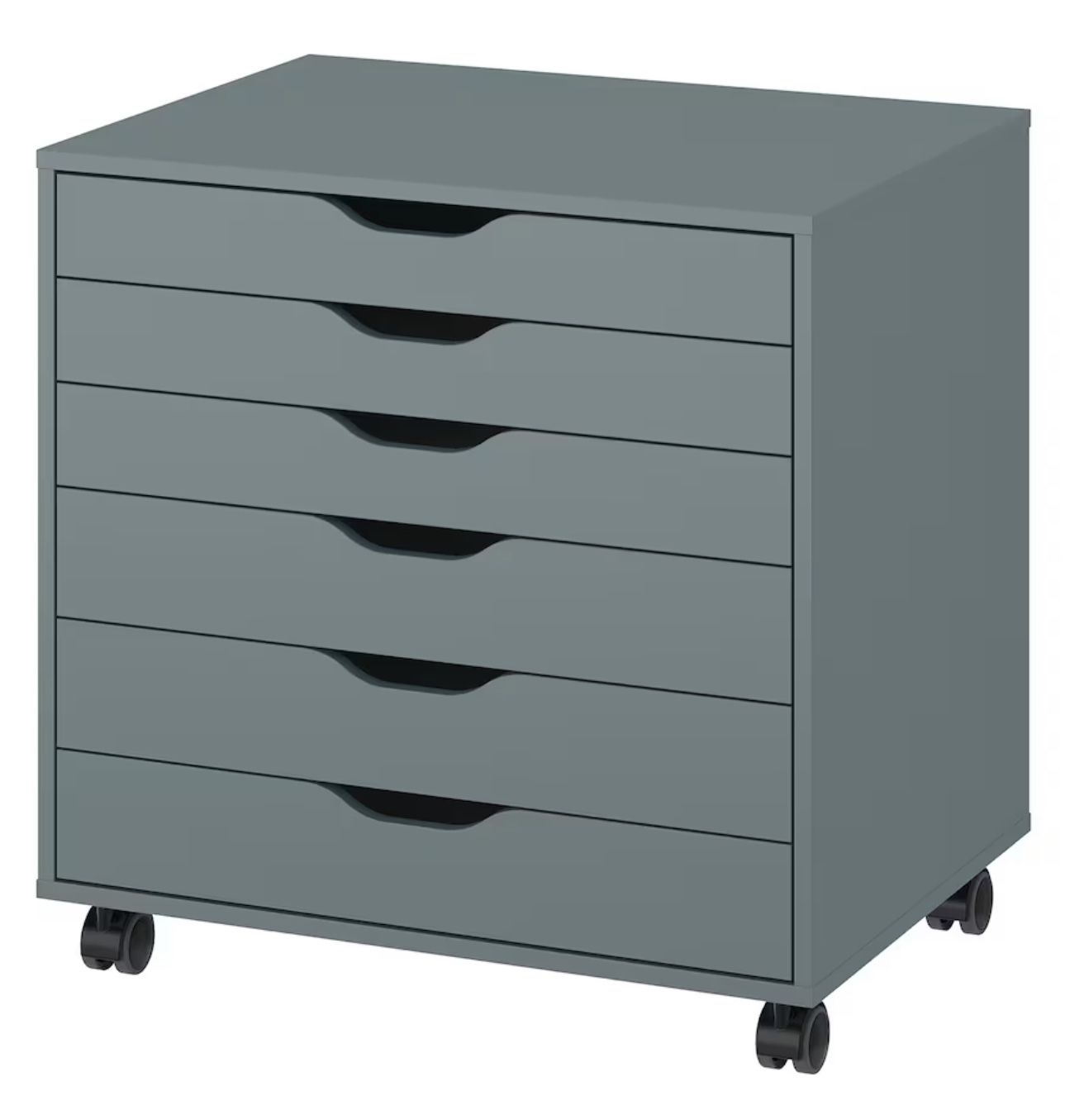 ALEX Drawer unit on casters, gray-turquoise