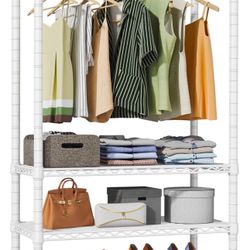 Wire Garment Rack 4 Tiers