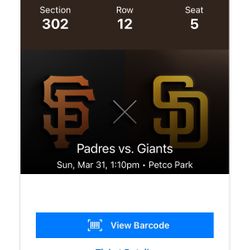 Padres Ticket