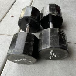 Iron Fitness Urethane Dumbbells 135s Set