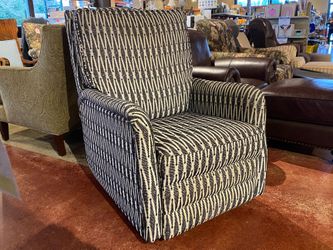 Fern Pattern Low Key Recliner Armchair