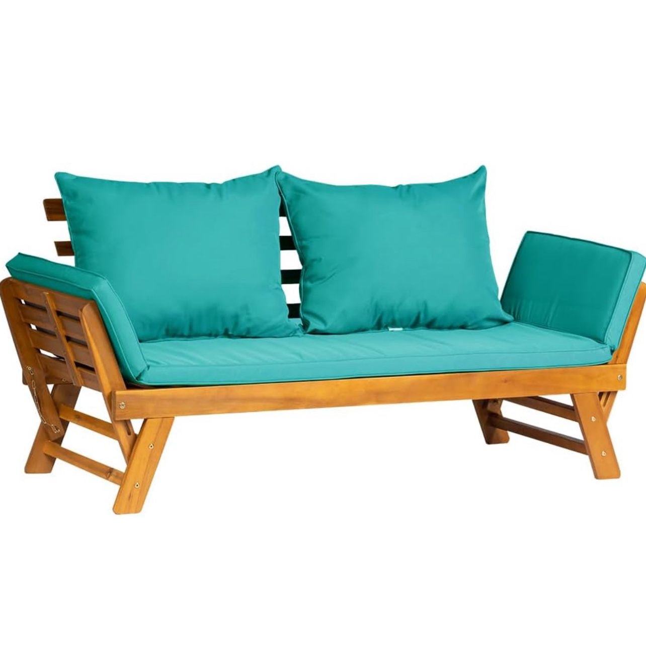 Outdoor Wood Convertible Couch Sofa Bed and Day Bed