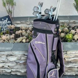 Wilson Golf Bag And Clubs For Women Righty 