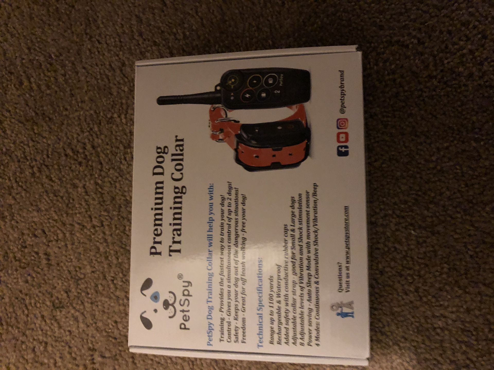 PetSpy Premium Dog training collar