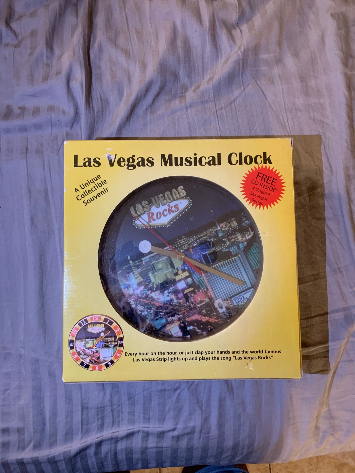 Las Vegas musical clock