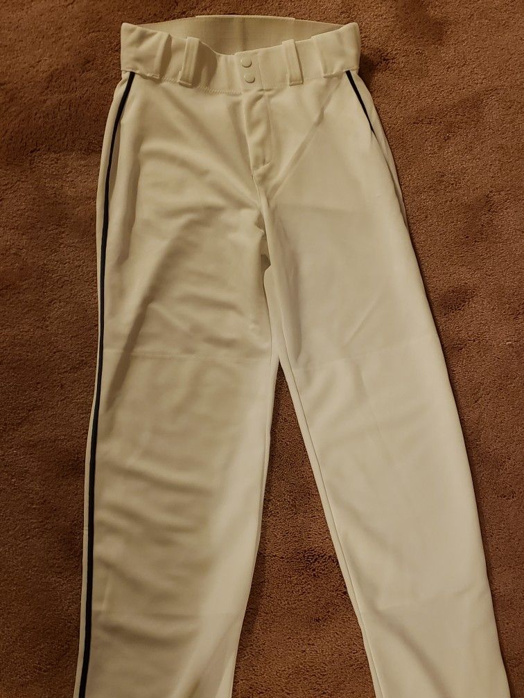 Men's White Baseball Pants