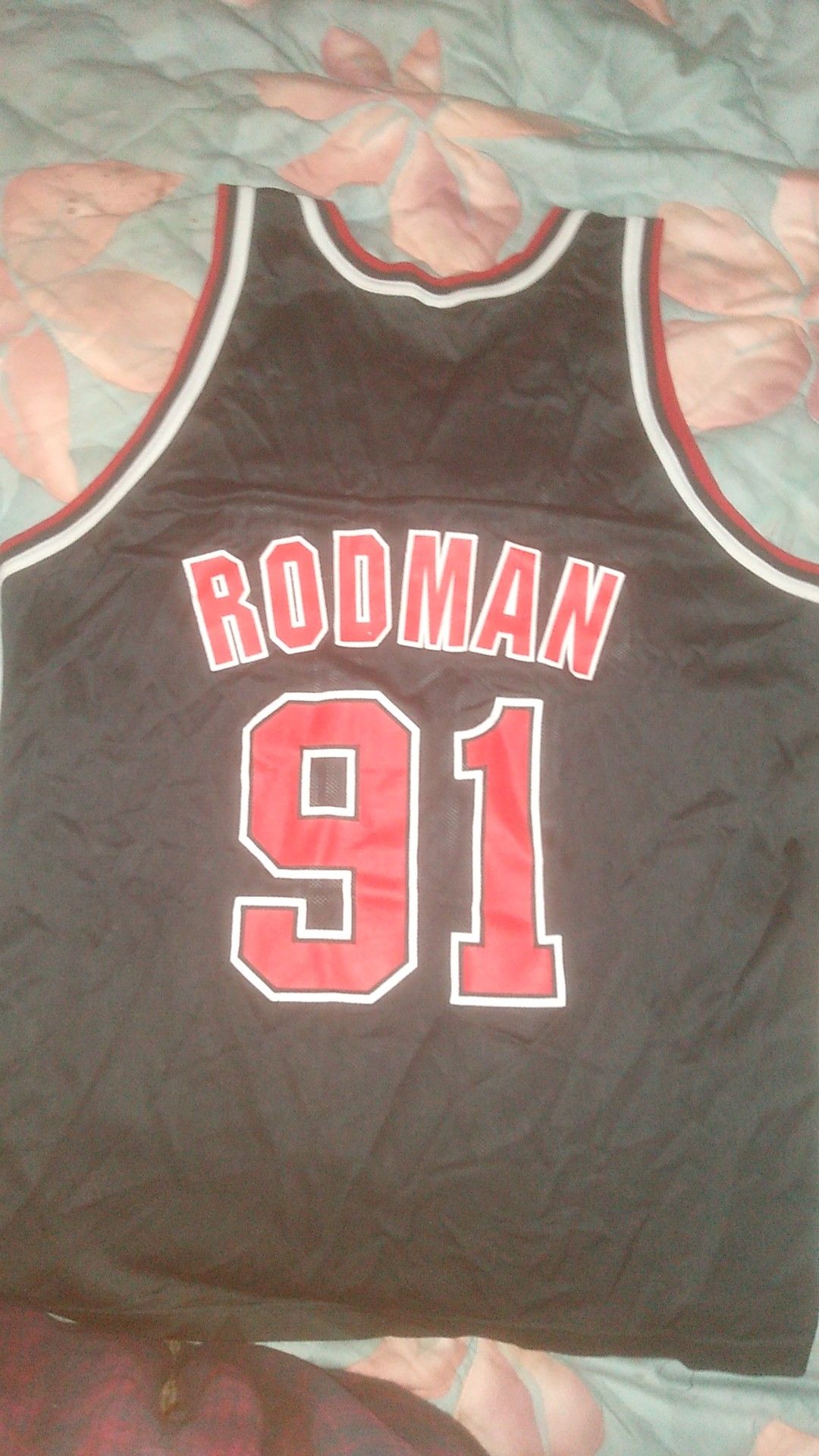 Champion bulls jersey xl #RODMAN